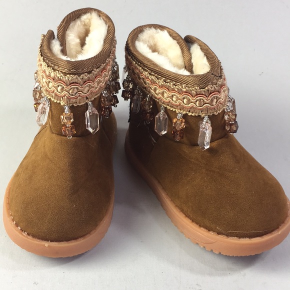 SALE☃️DuDG Toddler Fleece Lined Boho Boots☃️🌲 - Picture 3 of 6